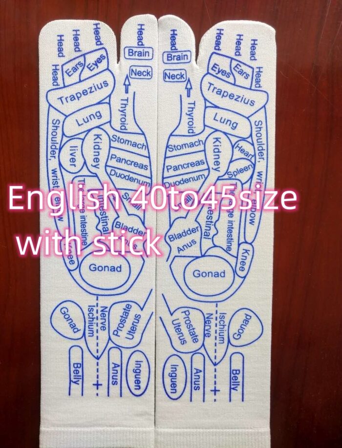 Acupressure Reflexology Socks for DIY Foot Massage for Tired Feet, Pain Relief, Energy Flow - Image 3