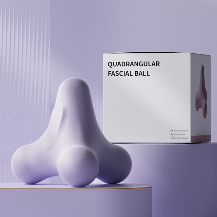 Myofascial Trigger-Point / Muscle Relaxation Massage Quadrangle Ball / Cone - Image 7